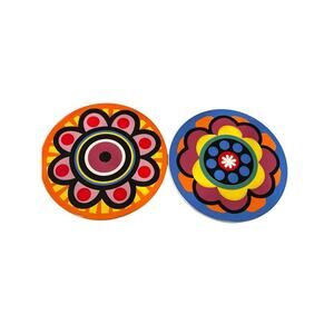 Avon You Are the Heart of Avon Retro Vintage Trivets set of 2 Foam Backing